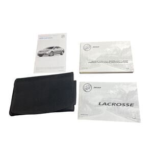 2010‎ Buick LaCrosse Factory Owner's Manual User's Guide and Case Handbook